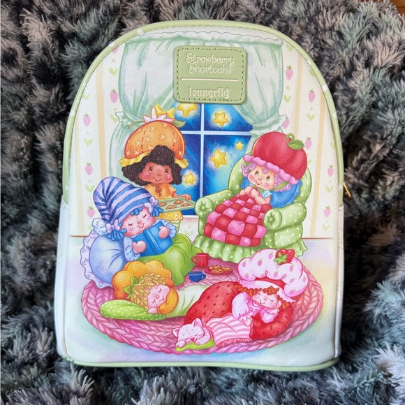 Loungefly Strawberry Shortcake Mini Backpack With Matching Wallet NWT - Picture 2 of 10